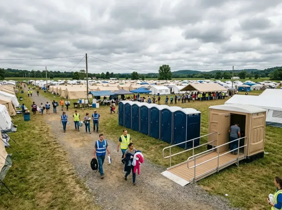 disaster-relief-camp-restrooms-010 — frequently asked questions, Dumpster & Portable Bathrooms Rental in Red Oak, NC